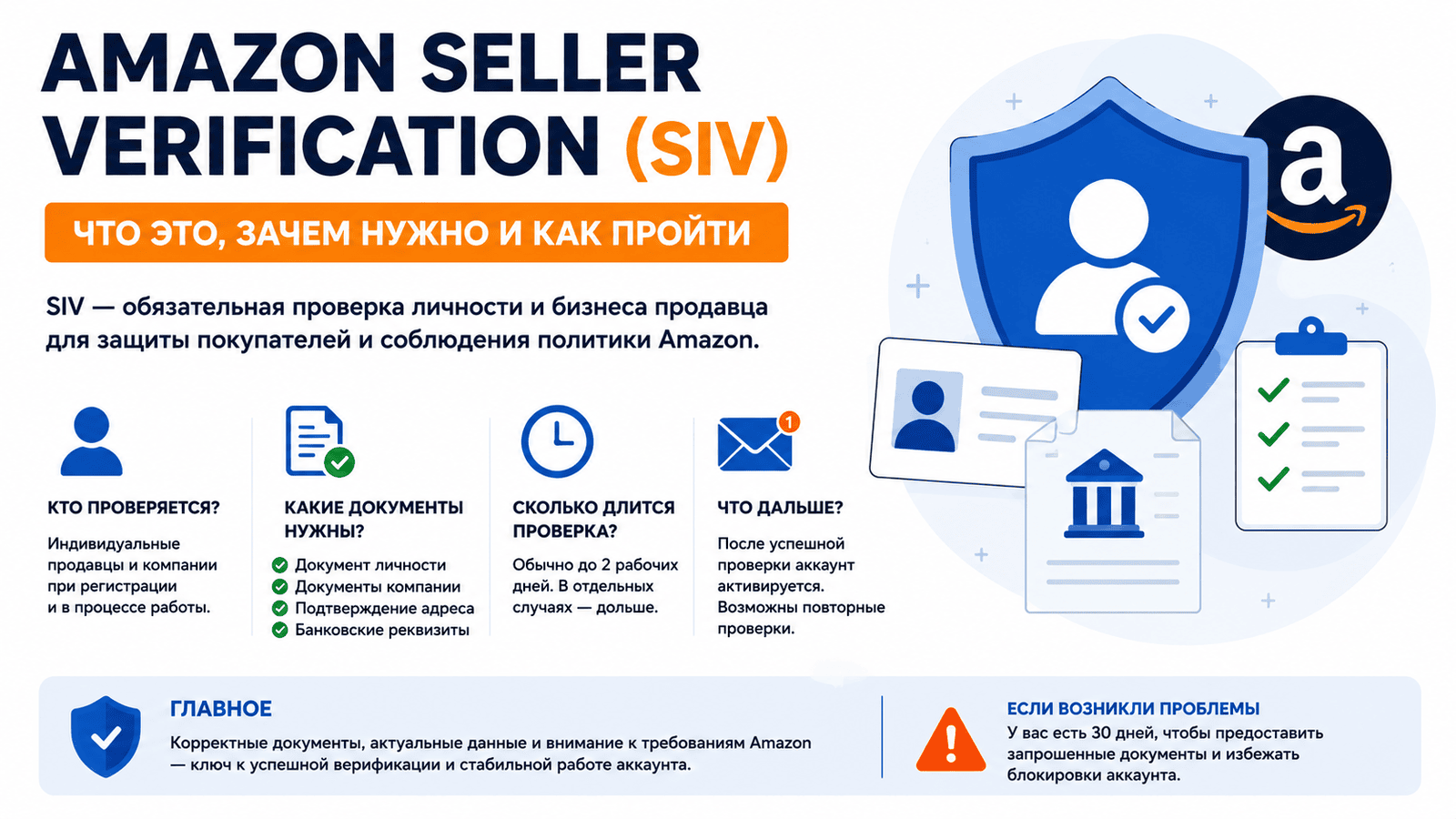 Документы для Amazon Seller Identity Verification