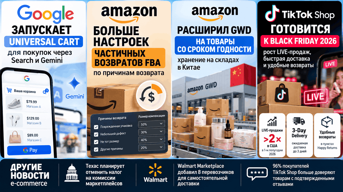 Главные новости Amazon и e-commerce_выпуск 80